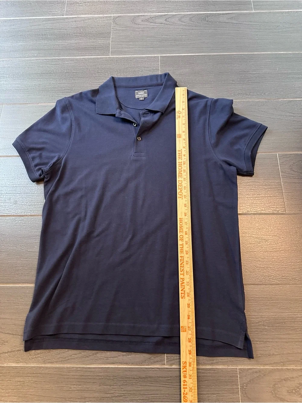 J. Crew Bowery Men's Dark Navy Short-Sleeve Polo